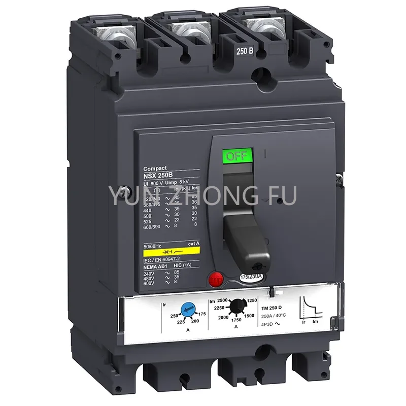 

Автоматический выключатель NSX NSX250B 250 Amp MCCB для Schneider LV431110 Schneider, компактный Автоматический выключатель