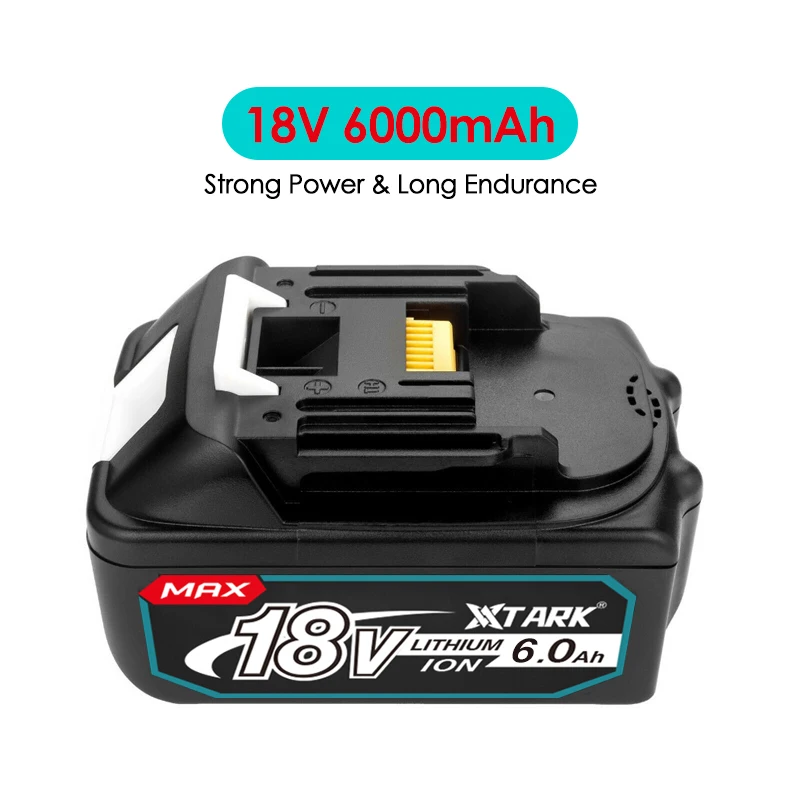 

Latest Upgraded BL1860 Rechargeable Battery 18 V 6000mAh Lithium ion for Makita 18v Battery BL1840 BL1850 BL1830 BL1860B LXT 400