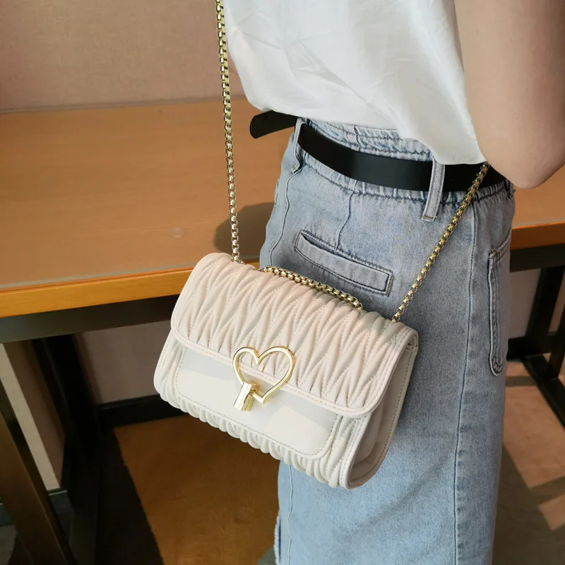 

2022 New Trendy Messenger Bag Fashion Ladies Rhombus Chain Bag Korean Version Trendy Shoulder Bag Brand Designer Women's Bag