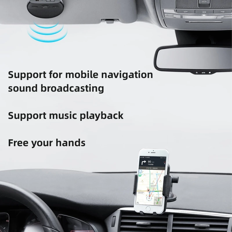 Новый Интеллектуальный автомобильный зонт для голосового вещания Bluetooth громкая