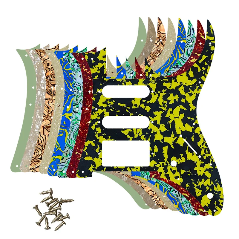 

5pcs Custom Guitar Parts - For MIJ Ibanez RG 350 DX Guitar Pickguard SSH Humbucker Pickup Scratch Plate Multiple Colour