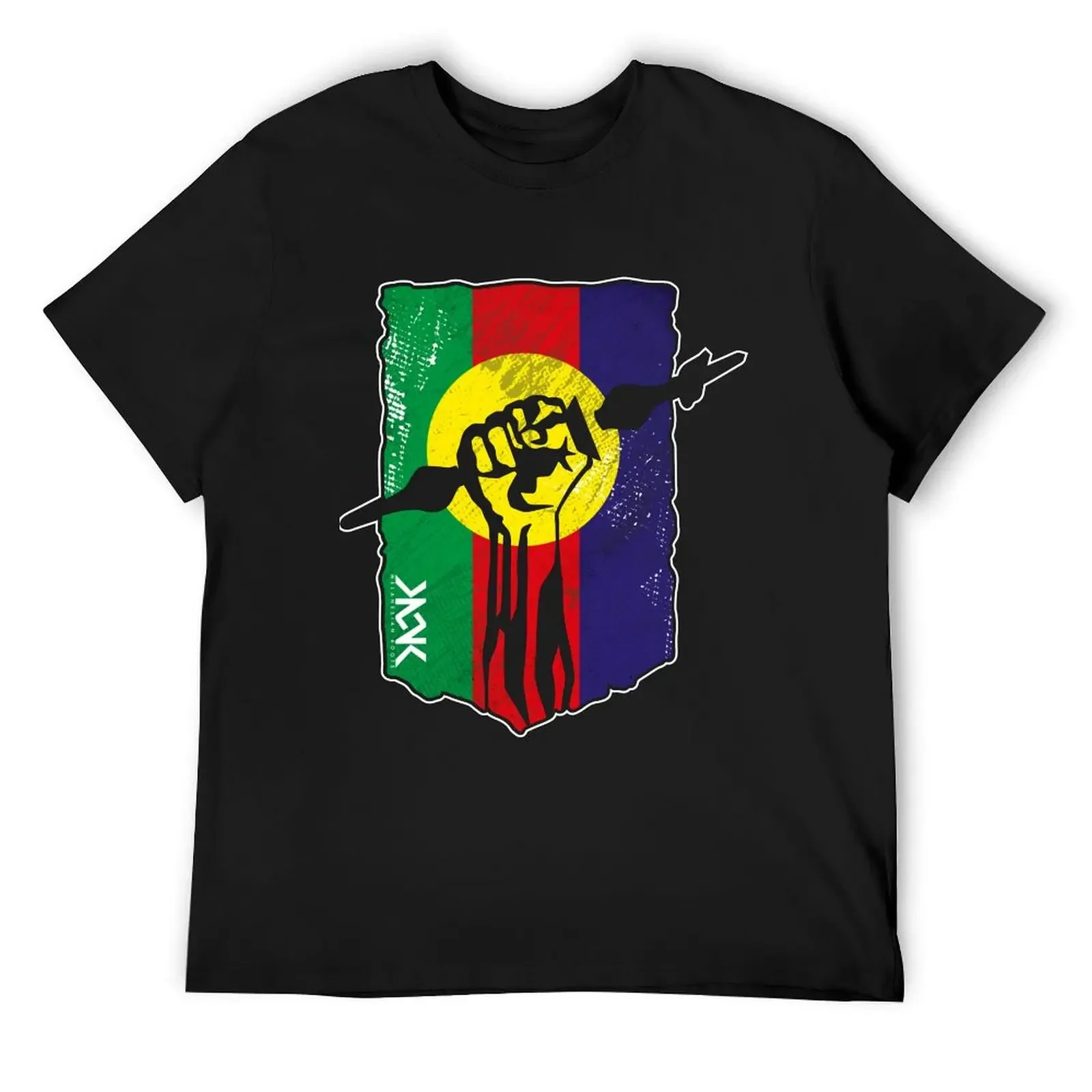 Футболка с флагом KNK простая дизайнерская футболка для спортивных болельщиков