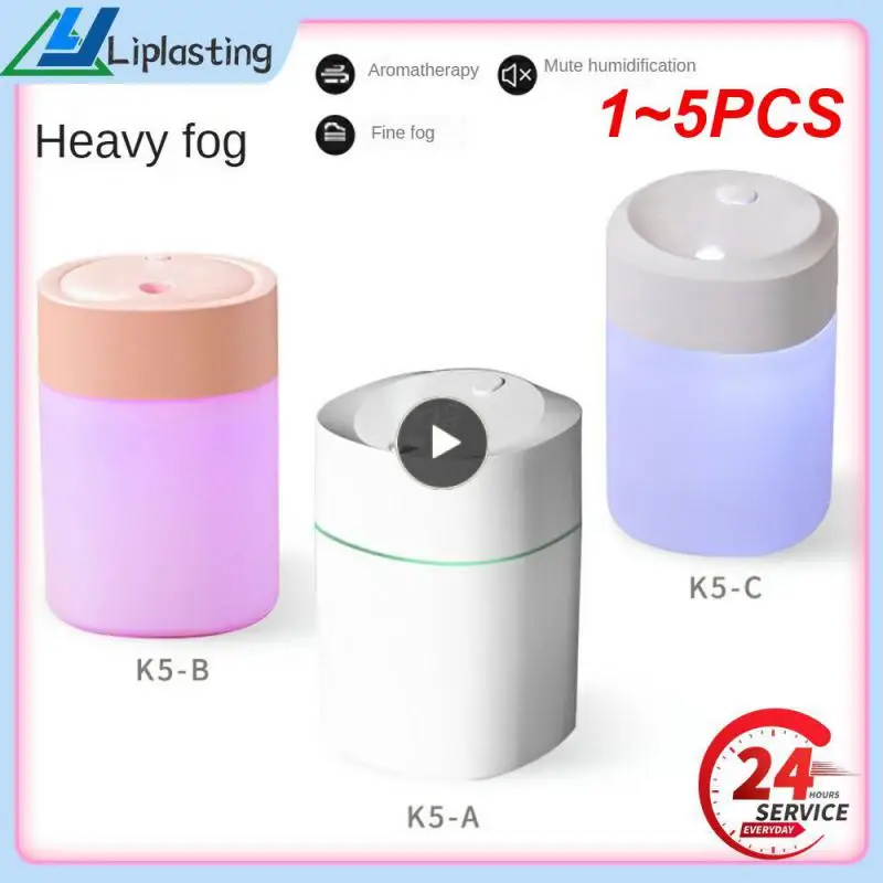 

1 ~ 5 шт. портативный увлажнитель воздуха, диффузор эфирного масла, ультразвуковой ароматический распылитель для сна для дома и офиса