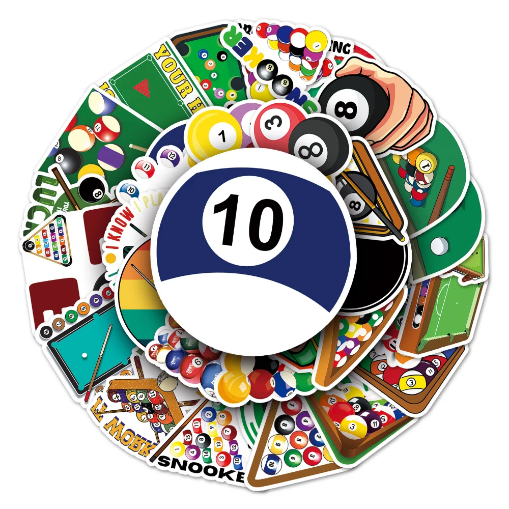 

10/50pcs table tennis Stickers For Laptop Graffiti Decal Waterproof Luggage Skateboard Kid Gifts