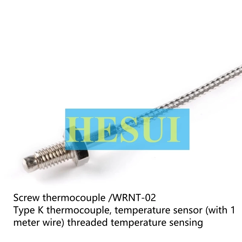 WRNT-02 термопара типа с винтом K датчик температуры резьбовой 1 метровым проводом