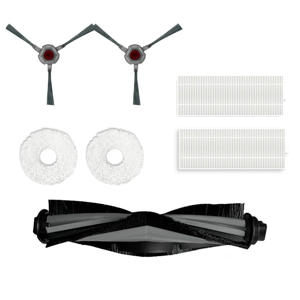 

Main Brush, Side Brush Filter And Mop Cloth Replacement Parts For Ecovacs Deebot N9+ Yeedi K10 Robotic Vacuum Cleaner