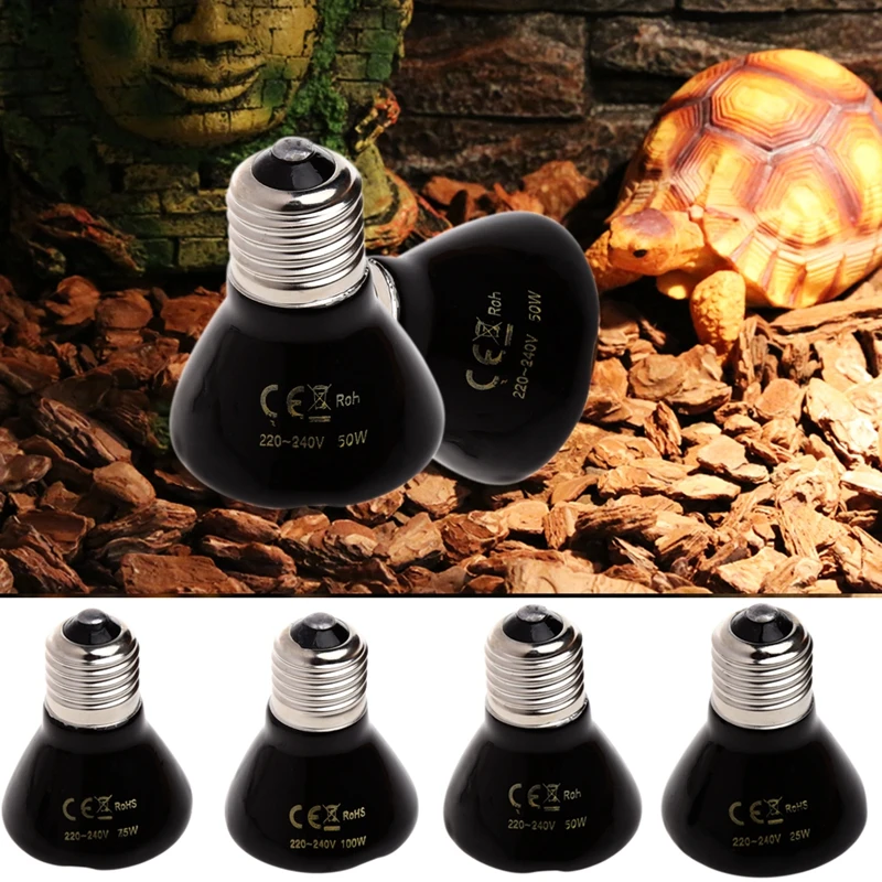 

220V Small Mini Ceramic Emitter Heater Lamp Light Bulbs Far IR Heating Brooder RXJB