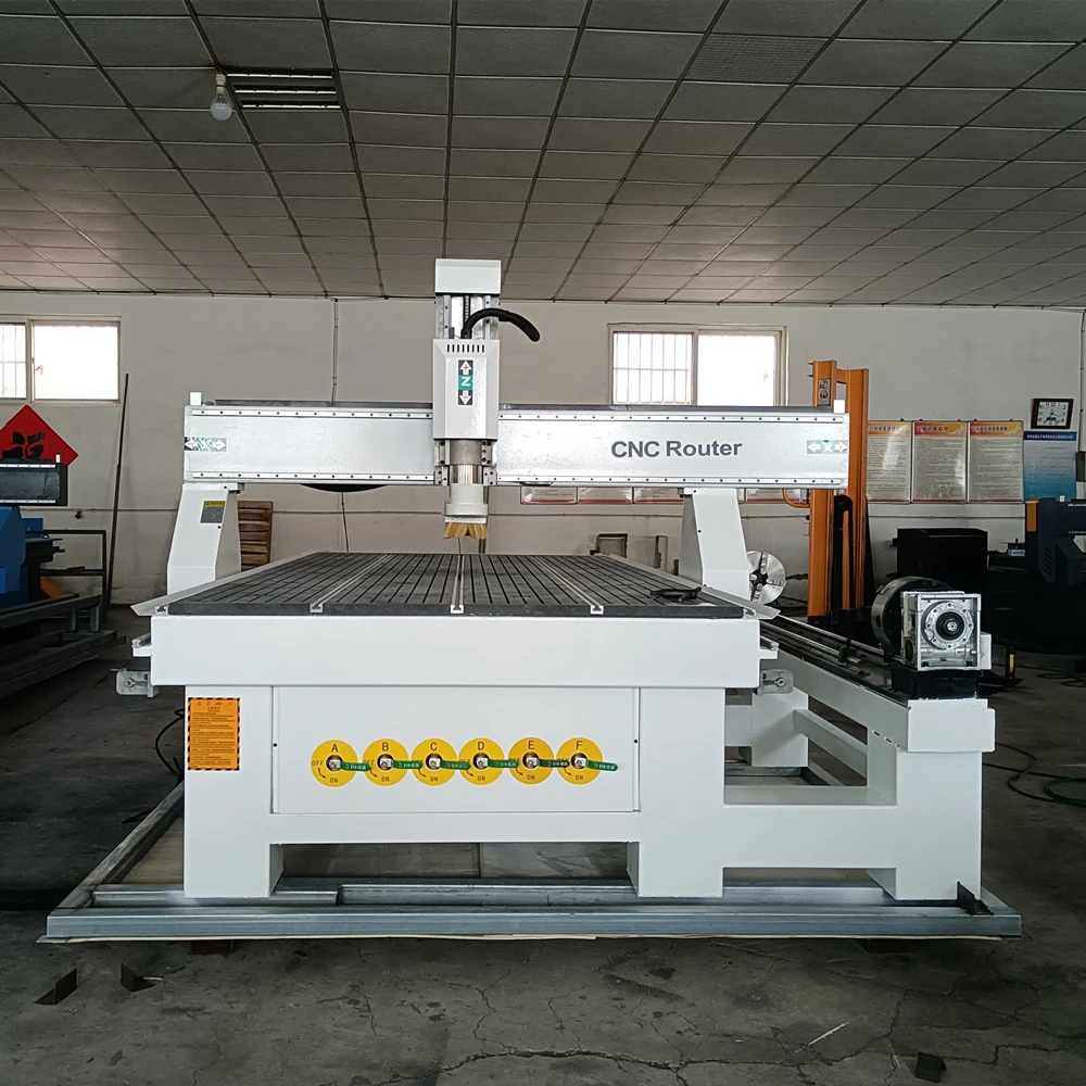 Robotec New 1325BR 4 A axis CNC машина для резьбы по дереву/4-осевой ЧПУ маршрутизатор