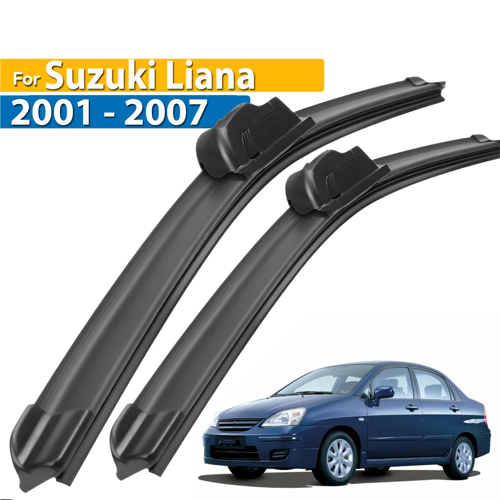 

Передние щетки стеклоочистителя Erick для Suzuki Liana 2001-2007, лобовое стекло, чистые окна, автомобильные щетки от дождя, природа 22 "+ 19"