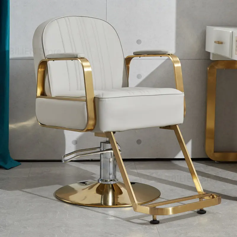 

Liftable Barber Chairs Luxury Beauty Salon professional Chair Modern Swivel Chairs Ironing Shaving Chair colchones furniture HY