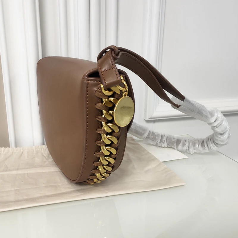 Chain Woven Women's Versatile Crossbody Bag 2022 New Luxury Designer Shoulder Bag Leather Fashion Handbag Ladies Round Wallet