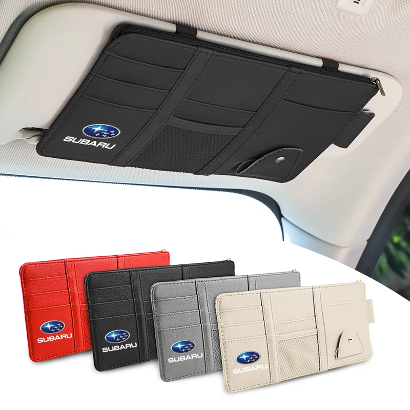 Автомобильный солнцезащитный козырек чехол для Карт Зажим очков держатель