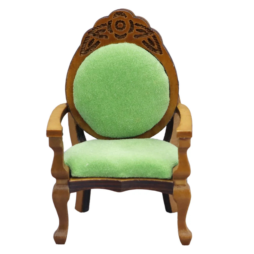 

Chair Minifurniture Miniature Wooden Decor Decoration Ornament Woodhouse Decorative World Accessory Chairs