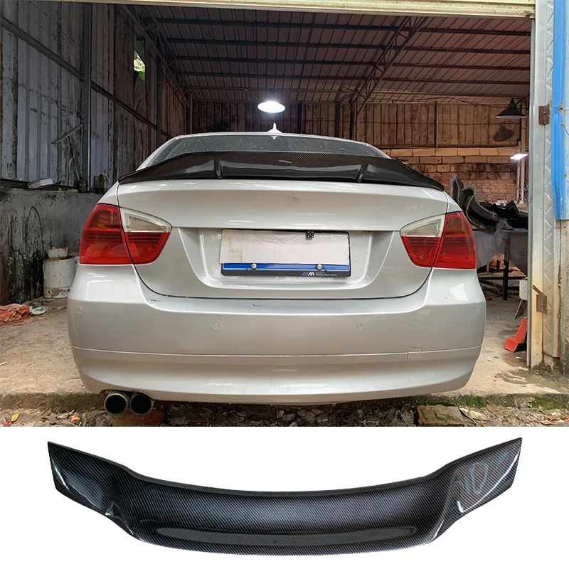 Подходит для BMW 3 серии E90 спойлер из углеродного волокна 2009 2010 2011 2012 крыла