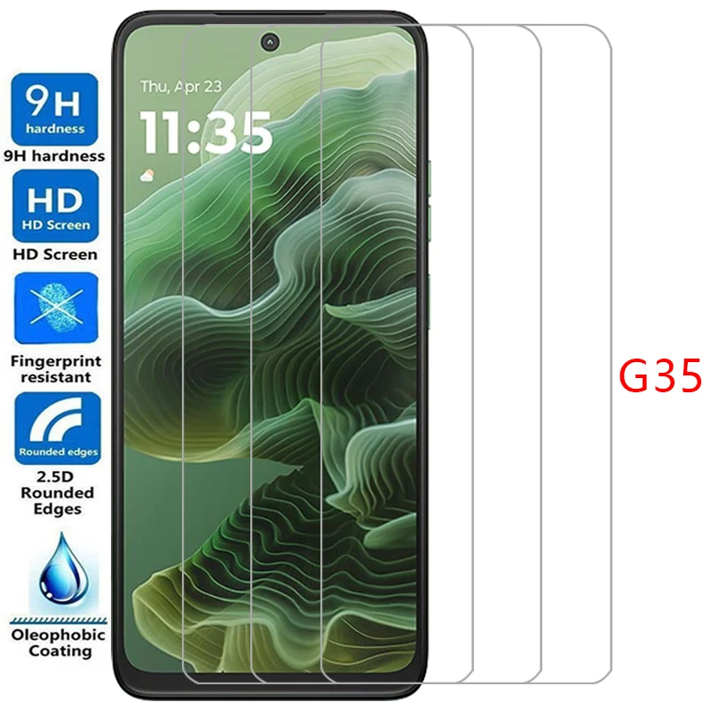 Защитная пленка для экрана motorola moto g35 защитное закаленное стекло на motorolag35 motog35 g 35