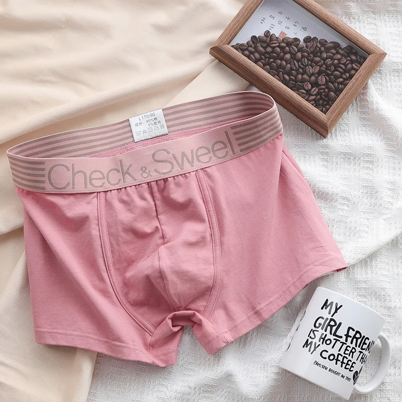 Cuppedia Men's Underwear Loose Comfortable, and Breathable Mid Rise Flat Corner Pants 3 Pack