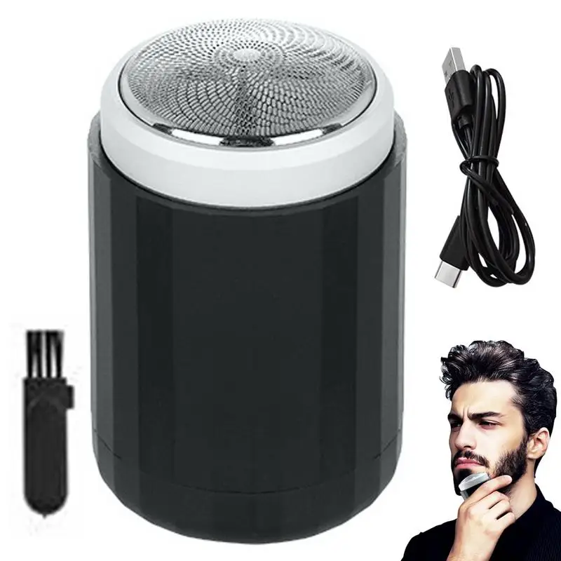 Rechargeable Shaving Machine For Men Beard Razor Travel Pocket Size Men Shaver Trimmer Self Sharpening