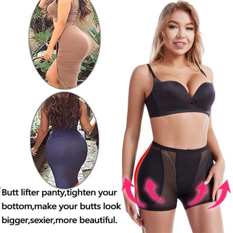 SEXYWG Hip Enhancer Shapewear Panties Body Shaper Butt Lifter Hip Panties Removable Sponge Pad Hip Shapewear Push Up Panties