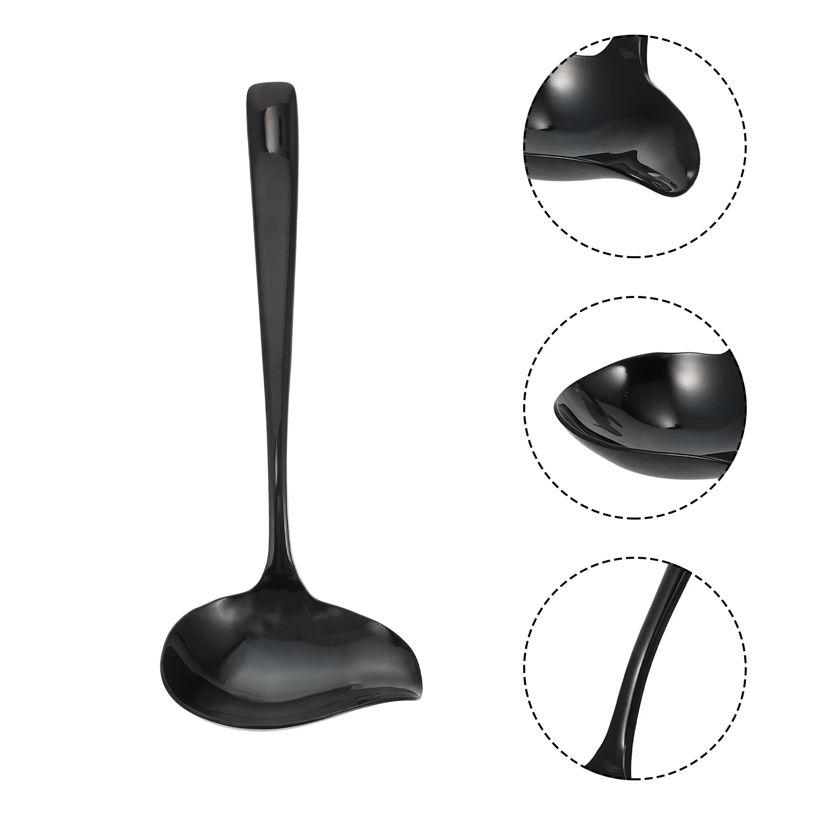 

Spoon Ladle Spoons Sauce Soup Stainless Steel Hot Drawing Duckbill Drizzle Decorating Pot Gravy Colandersaucierplating Culinary