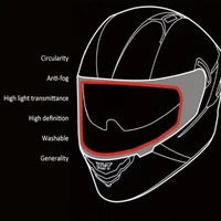 universal motorcycle helmet anti fog film and rainproof film durable nano coating sticker film helmet accessories
