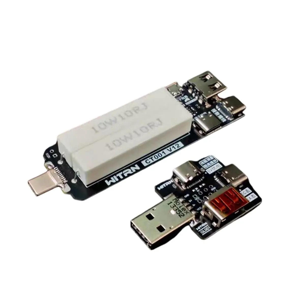 Фото Новая электронная плата-адаптер USB-C для измерения пульсаций, сопротивления и нагрузки, многофункциональная плата для измерения напряжения и тока, электронная нагрузка USB T №4