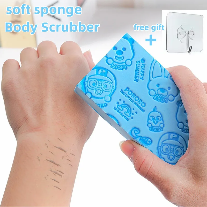 

Magic Bath Towel Exfoliator Sponge Body Scrub Sponge Dead Skin Removal Bath Exfoliating Scrub Sponge Body Shower Cleansing Brush