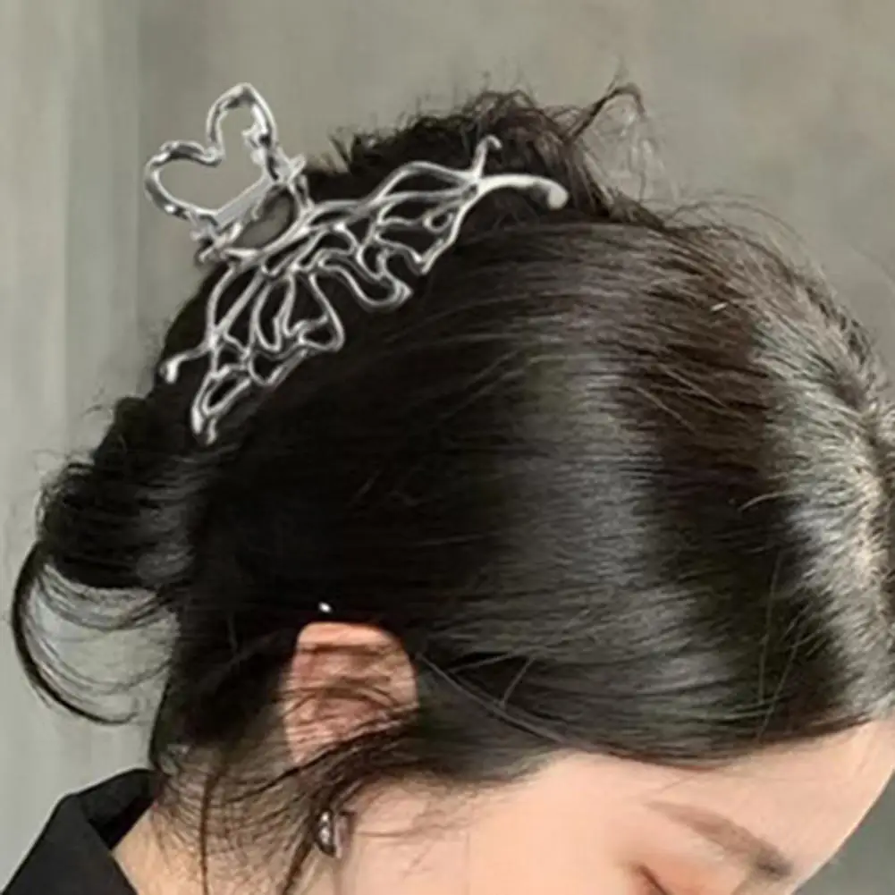 

Meta Классические однотонные женские заколки для волос с бантом серебряного цвета, женские заколки для волос, полезное украшение для головы