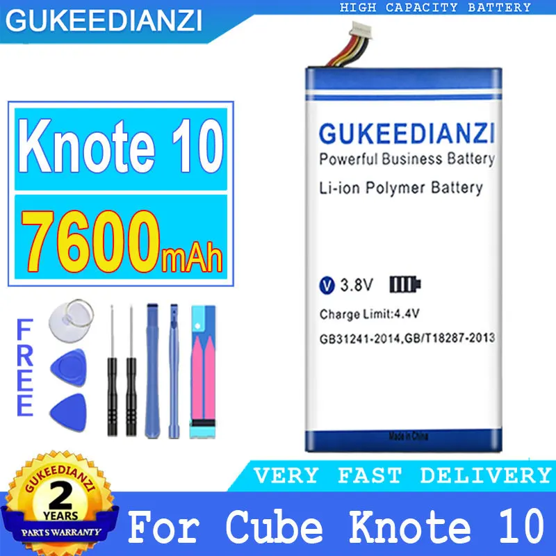

GUKEEDIANZI for Cube Knote 8 (i1301) Knote8 Knote (i1101) Knote 10 Knote10 Tablet PC for Kubi Replacement Battery + Tracking NO