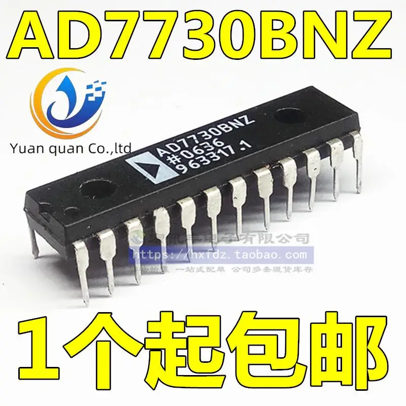 

2pcs original new AD7730BNZ AD7730BN DIP-24 analog-to-digital converter