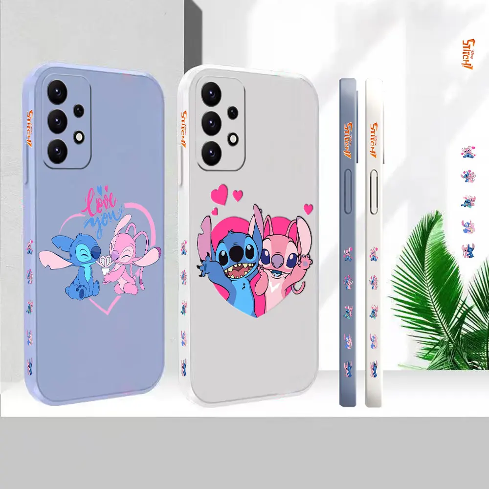 

Anime Cute Lilo Stitch Angel Couple For Samsung A91 A73 A72 A71 A53 A52 A51 A42 A33 A32 A31 A23 A22 A21S A13 A12 A03S Case Cover