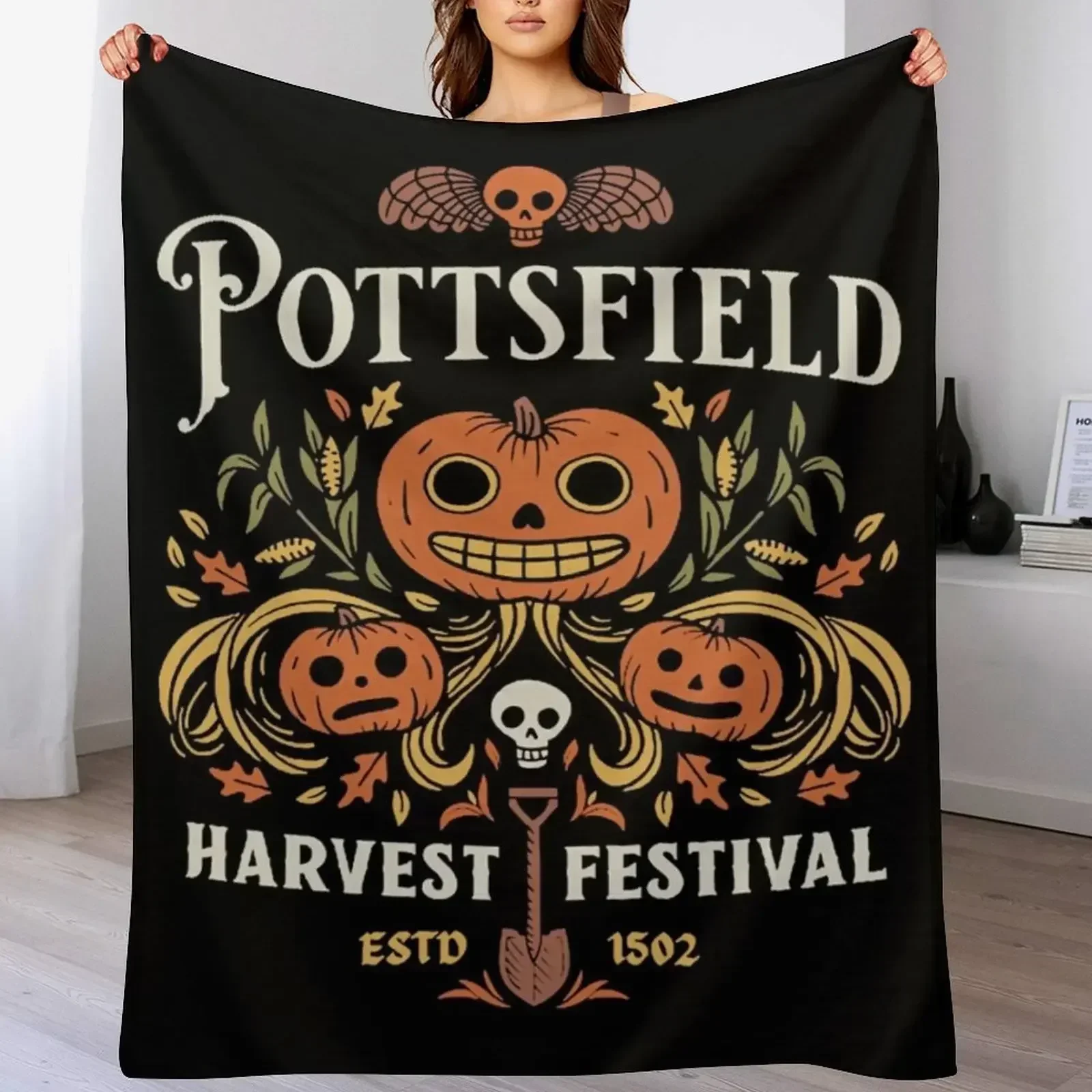 Одеяло Pottsfield Polar персонализированный подарок декоративные одеяла для диванов