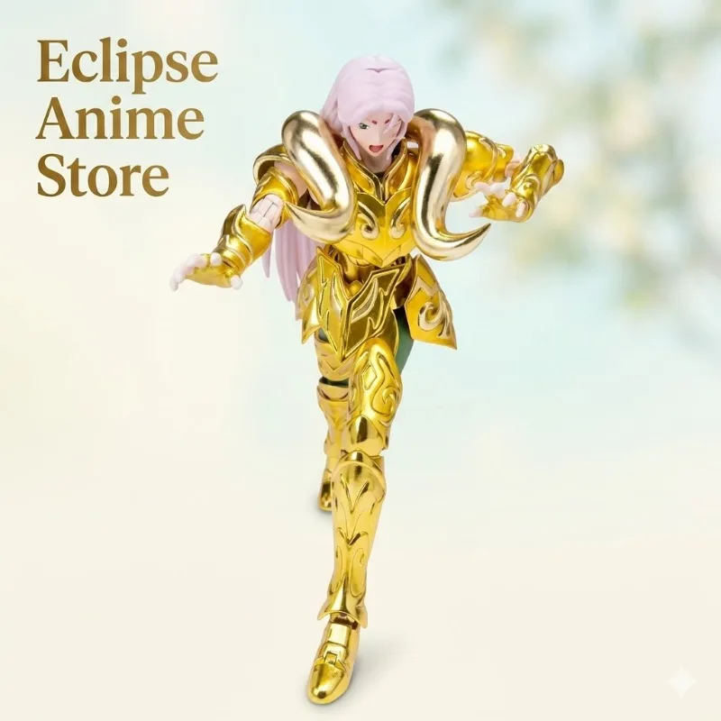 Фото Доставка за 8 часов: Коллекционная фигурка Saint Seiya MC Aries Mu Myth Cloth EX из литого металла, игрушка-подарок №2