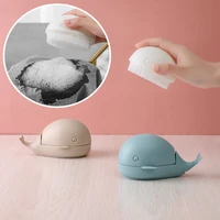 cute cartoon whale shoe brush shoe cleaner clothes washing brush soft hair shoe brush multi function cleaning tool cleaning new