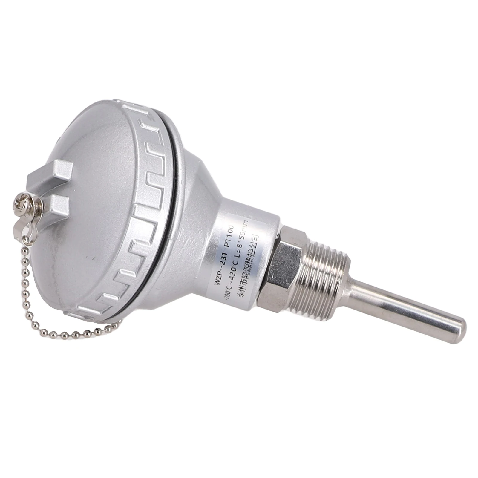 

Terminal Head Sensor Probe 8 Mm Anti-corrosion Protective Tube Rust-proof Stainless Steel Measure Temperatures