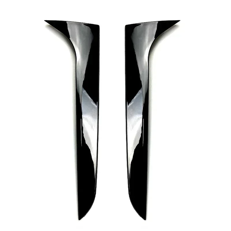 Новый! 2 шт. глянцевый черный автомобильный спойлер на заднее окно боковой Canards