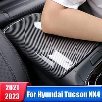 car center console armrest box protector trim cover pad for hyundai tucson nx4 2021 2022 2023 hybrid n line interior accessories