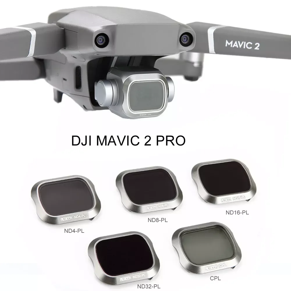 

Camera Lens Filter Optical Glass Filters Kit CPL ND4/PL ND8/PL ND16/PL ND32/PL For DJI MAVIC 2 PRO