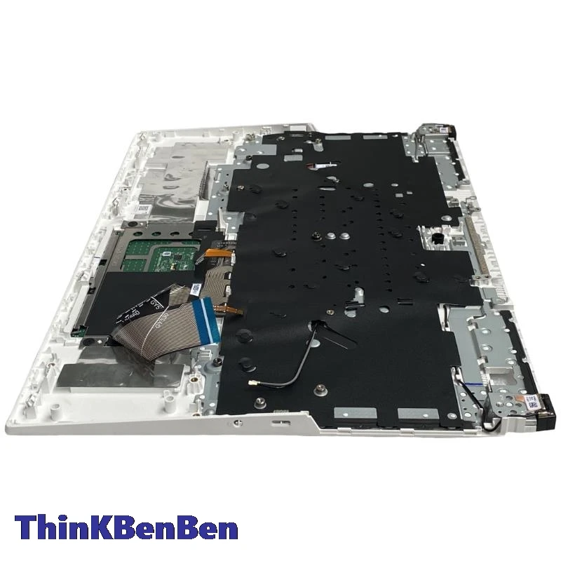 Белая клавиатура с английской раскладкой для подставки рук чехол Lenovo Legion 5 Pro 16ACH6H