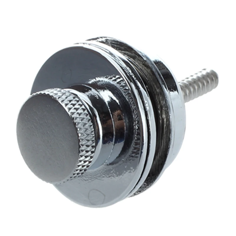 

3X Flat Head Chrome Strap Lock For Electric Guitar