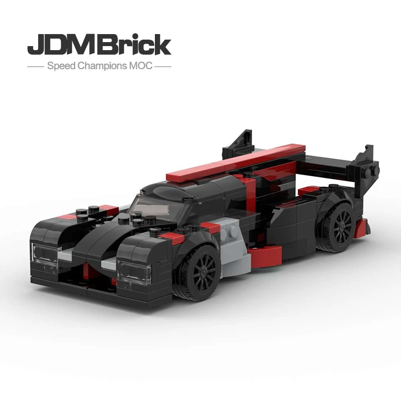 

MOC Le Mans R18 Speed Champion Technology City Car Racing Block Brick Model Gift Decoration for Children