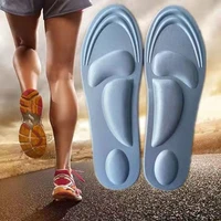 2pairs sponge insoles 4d memory foam orthopedic insole men women pain relief soft insert flat feet arch support insole sport pad