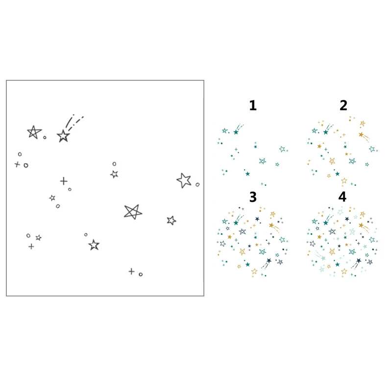 Новинка 2022 прозрачные штампы и металлические &quotПланета&quot Наборы для творчества