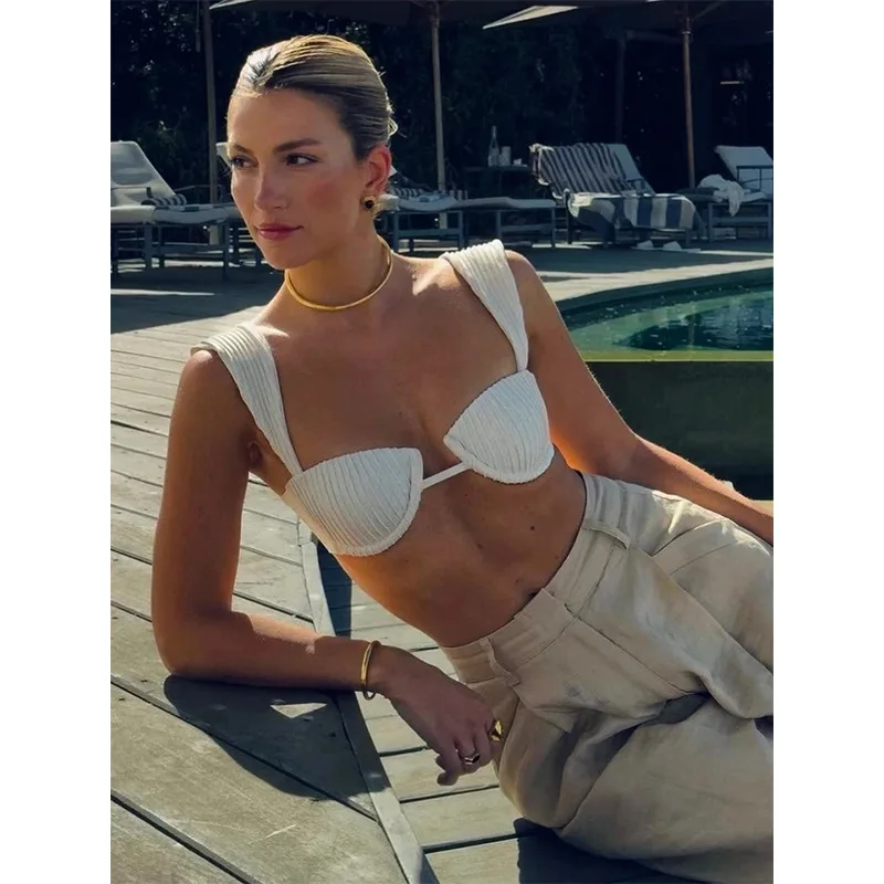 Соблазнительные микро бикини 2024 Женский бразильский комплект с лямкой на шее