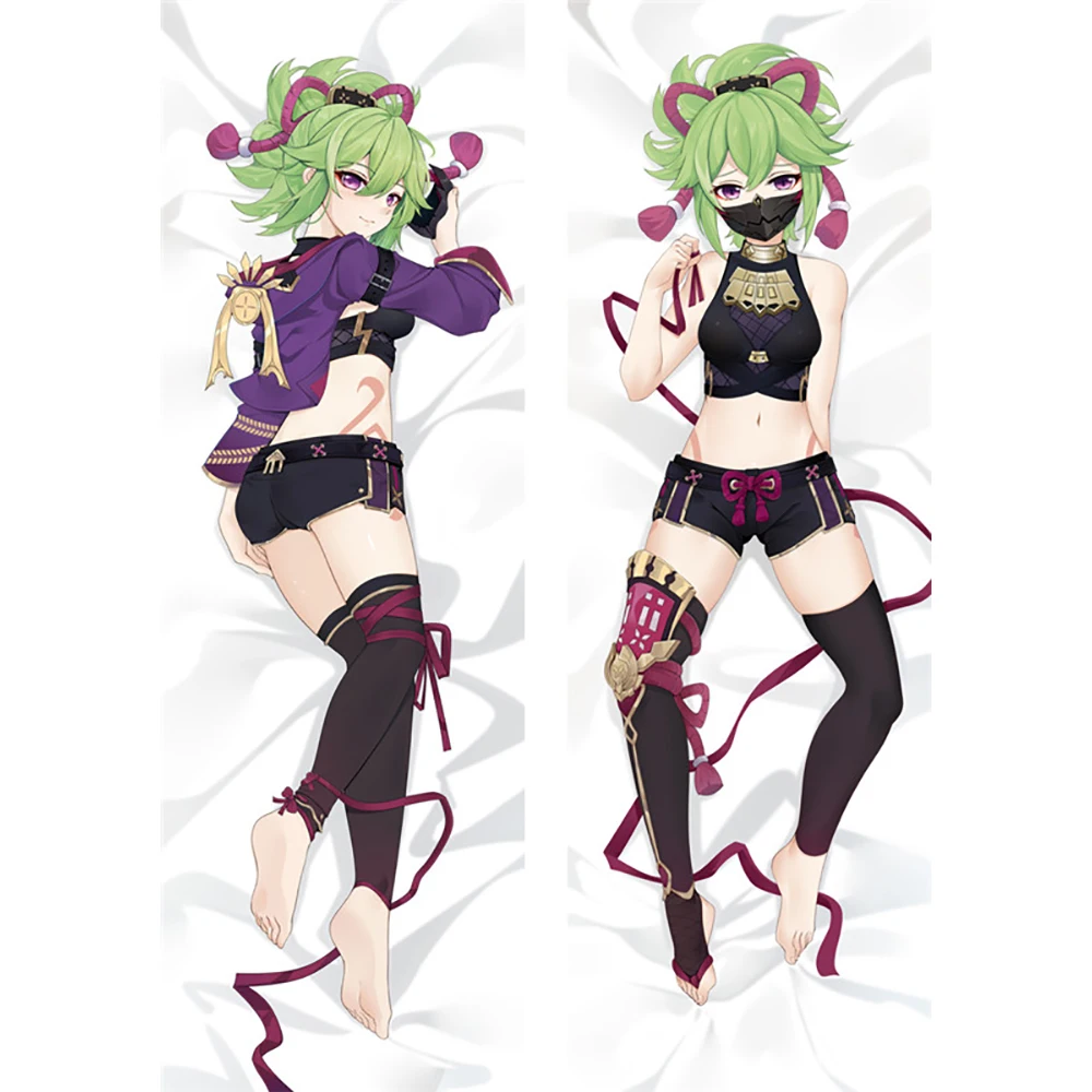 

Genshin Impact Kuki Shinobu Dakimakura Cover Cartoon Anime Hugging Body Pillow Cover Japanese Otaku Bedding Pillowcase