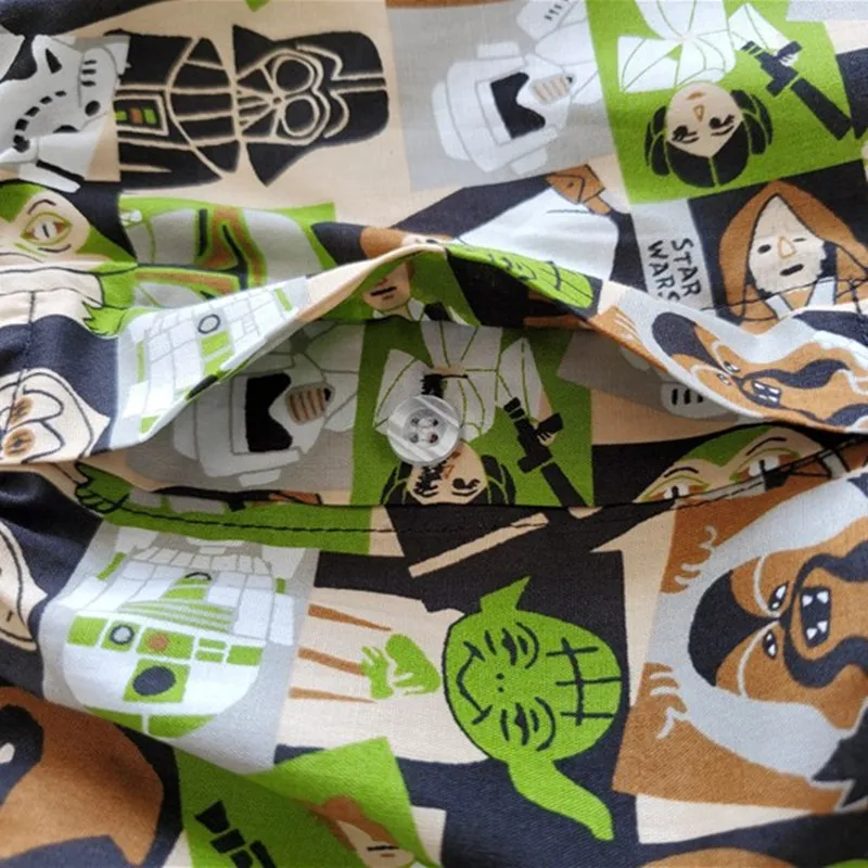 Summer shorts men's underwear Woven cotton Anime Sleeping Pants