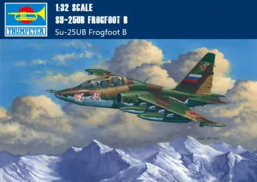 

Trumpeter 02277 1/32 Plane Russian Su-25UB Frogfoot-B Attack Plane Fighter Kit Model TH06900-SMT2