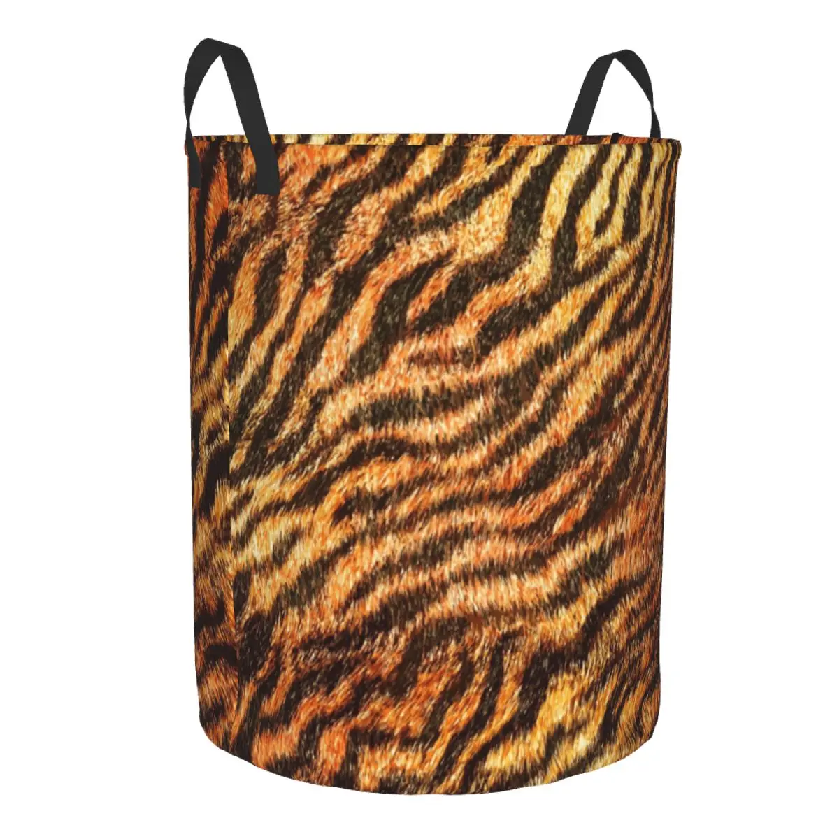 Корзина для белья с изображением Бенгальского Тигра и дикой природы большая