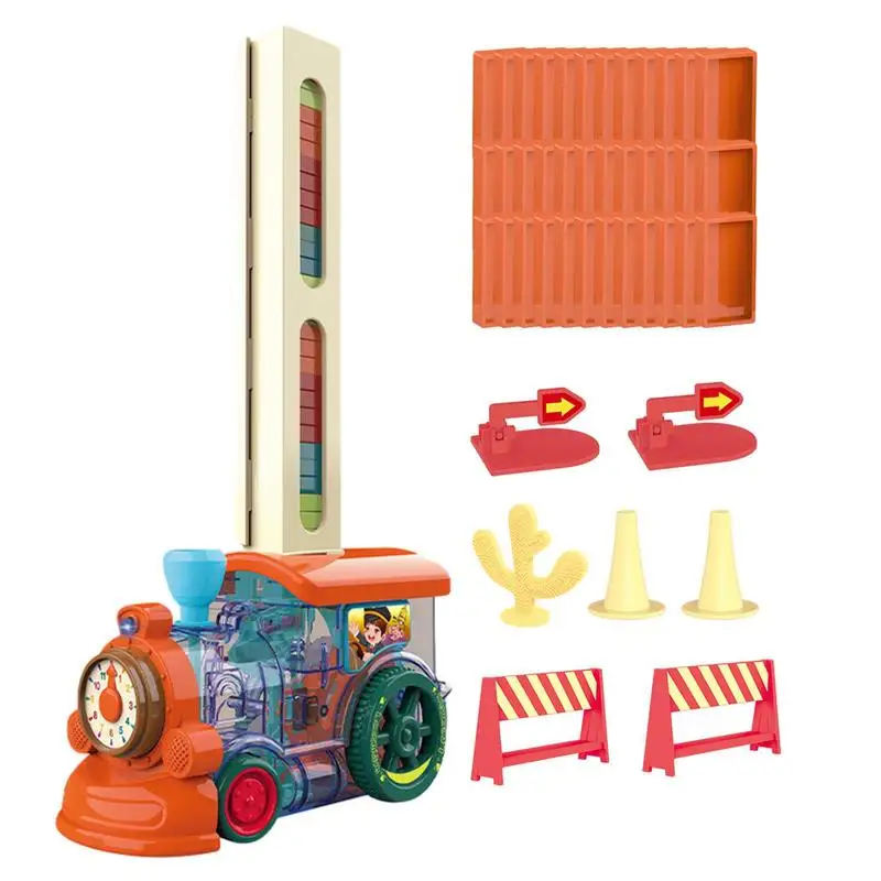 

Игрушечный поезд «домино» для мальчиков, строительный автомобиль «домино», игрушки, строительная игрушка «стебель Монтессори» со звуком и искусственными элементами для мальчиков и девочек на день рождения