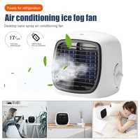 mini air conditioner cooling fan portable air cooler adjustable wind speed usb personal air cooling fan for home office dorm