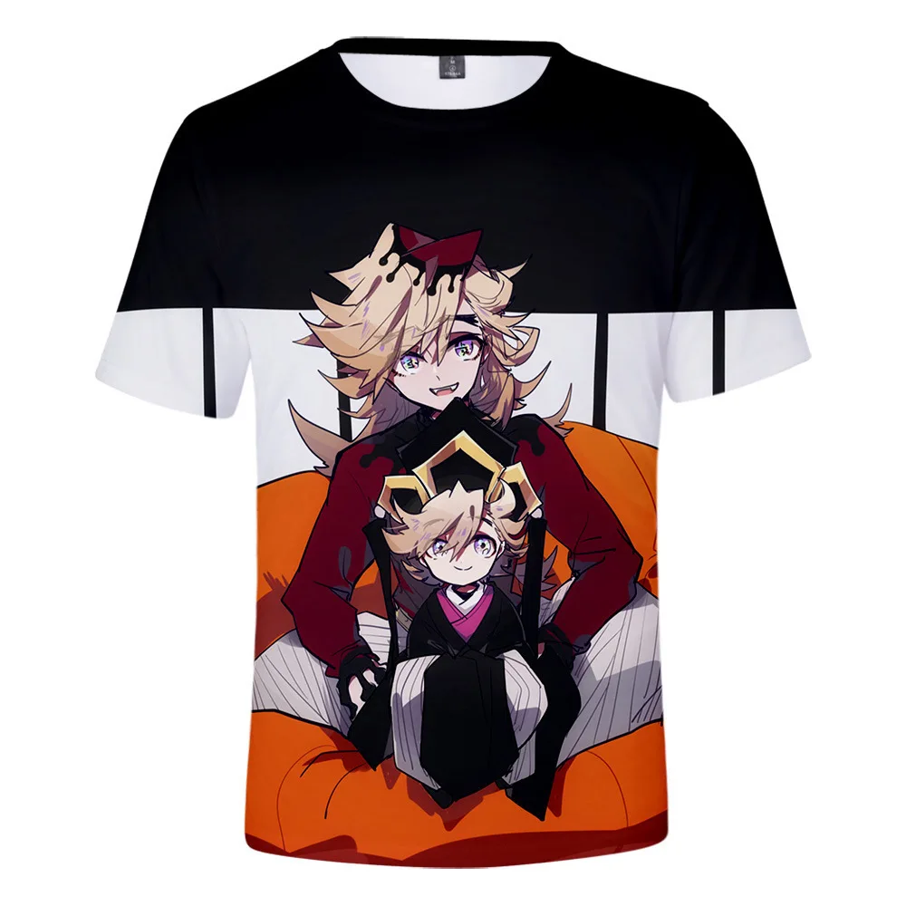 

Demon Slayer 3D Printed T-shirts Short Sleeve Top Tees Anime Casual Cartoon T shirt Fashion Children's Clothing 2022 New